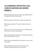 3CX INTERMEDIATE CERTIFICATION 2 2026 COMPLETE QUESTIONS AND ANSWERS GRADED A&plus;