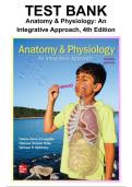 Test Bank For Anatomy & Physiology&colon; An Integrative Approach&comma; 4th Edition All Chapters