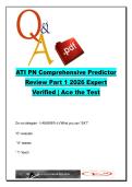 ATI PN Comprehensive Predictor Review Part 1 &lpar;NURS 150&rpar; &ndash; Chamberlain University &ndash; 200 Exam Questions on NCLEX Tips&comma; Electrolyte Imbalances&comma; Isolation Precautions & Emergency Nursing