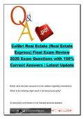Colibri Real Estate Final Exam Prep 2026 &lpar;100 Questions&rpar; &ndash; Georgia Real Estate Law&comma; Contracts&comma; Finance & Fair Housing Review &vert; Real Estate Express