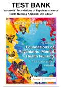 Test Bank &ndash; Varcarolis&rsquo; Foundations of Psychiatric Mental Health Nursing&colon; A Clinical Approach&comma; 9th Edition &lpar;Halter&rpar;&comma; Questions & Answers with Rationales &vert; Chapters 1‑36 &vert; All Chapters