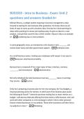 BUS1010 - Intro to Business - Exam&colon; Unit 2  questions and answers Graded A&plus;  Michael Khoury&comma; a college student majoring in business management&comma; looks  forward to starting his own business after graduation&period; He knows there are all  kinds of ways to come up 