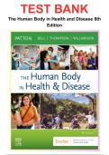 Test Bank &ndash; The Human Body in Health and Disease&comma; 8th Edition &vert; All Chapters