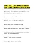 AGBU 2389 CAPSTONE FINAL REVIEW 2026 COMPLETE QUESTIONS ELITE PASS