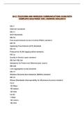 D413 TELECOMM AND WIRELESS COMMUNICATIONS EXAM WITH COMPLETE SOLUTIONS 100&percnt; VERIFIED 2026-2027&excl;&excl;