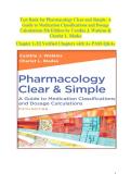 The Clear & Simple Pharmacology Guide &lpar;5th Ed&period;&rpar; &ndash; Test Bank for Drug Classifications and Dosage Calculation Exercises