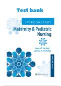 Complete Test bank Introductory Maternity & Pediatric Nursing 5th Edition Hatfield