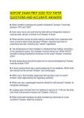 AGPCNP EXAM PREP 2026 TEST PAPER QUESTIONS AND ACCURATE ANSWERS