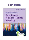 Complete Test bank Davis Advantage For Psychiatric Mental Health Nursing  10th Edition by Morgan