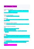 EMT Module 7 Exam