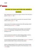 For-Hire Test Preparation&colon; Exam Questions and Verified Answers &lpar;100&percnt; Accuracy&rpar;
