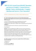 BPH NCLEX Actual Exam 2026&sol;2027 Questions and Answers Graded A&plus; Assured Success &vert; Multiple Choices with Rationales &vert; Complete Questions and Answers &vert; Pass Guaranteed