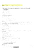 Test Bank for Exploring Psychology in Modules 12th Edition M
