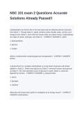 NSC 101 exam 2 Questions Accurate Solutions Already Passed&excl;&excl;