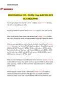 Indiana Driver&rsquo;s Manual Test Questions and Solved Solutions 2026 &sol;2027 - Complete Study Guide