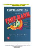 Test Bank for Business Statistics Communicating with Numbers 3rd Edition Jaggia