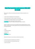 Peds Final questions and answers 20262027  A&plus; Grade&vert;Focus&colon; Growth & Development&comma; Cardiovascular&comma; Gastrointestinal&comma; Cognitive&sol;Psychological&comma; Dermatologic