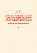 GENERAL PEST MANAGEMENT 7A EXAM PACKAGE DEAL