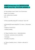 AORN Perioperative 101 BOARD EVALUATION 2026 GUARANTEED PASS ANSWERS GRADED A&plus;