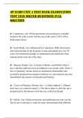 AP EURO UNIT 4 TEST BANK EXAMINATION TEST 2026 SOLVED QUESTIONS FULL SOLUTION