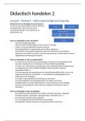 Samenvatting Zelfregulerend leren -  Didactisch Handelen 2 &lpar;V5IP19&rpar;