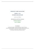 Prophecy CORE Mandatory Parts 1&comma; 2 & 3 Nursing Relias Exam 2026&sol;2027 &ndash; 180 Verified Questions and Correct Answers &vert; A&plus; Graded