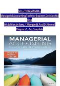 he Managerial Accounting