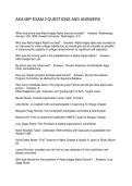 AKA MIP EXAM 2 QUESTIONS AND ANSWERS