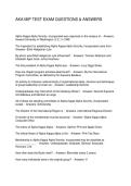 AKA MIP TEST EXAM QUESTIONS & ANSWERS
