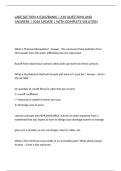 LARE SECTION 4 &lpar;QUIZBANK&rpar; &vert; 610 QUESTIONS AND ANSWERS &vert; 2026 UPDATE &vert; WITH COMPLETE SOLUTION