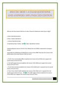4N0 CDC MOD 1-4 EXAM QUESTIONS AND ANSWERS 100&percnt; PASS 2026 EDITION