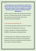 HESI RN GERONTOLOGY EXIT EXAM VERSION 2 &sol;GERONTOLOGY  HESI EXIT EXAM LATEST 2026-2027 ACTUAL EXAM WITH COMPLETE  QUESTIONS AND CORRECT DETAILED ANSWERS &lpar;100&percnt; VERIFIED  ANSWERS&rpar; &vert;ALREADY GRADED A&plus;&vert; &vert;&vert;PROFESSOR VERIFIED&vert;&vert;  &vert;&vert;BRANDNEW&excl;&excl;&excl;&vert;&vert;
