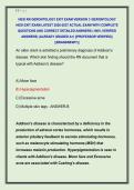 HESI RN GERONTOLOGY EXIT EXAM VERSION 3 &sol;GERONTOLOGY  HESI EXIT EXAM LATEST 2026-2027 ACTUAL EXAM WITH COMPLETE  QUESTIONS AND CORRECT DETAILED ANSWERS &lpar;100&percnt; VERIFIED  ANSWERS&rpar; &vert;ALREADY GRADED A&plus;&vert; &vert;&vert;PROFESSOR VERIFIED&vert;&vert;  &vert;&vert;BRANDNEW&excl;&excl;&excl;&vert;&vert;