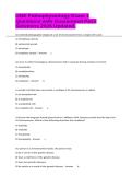 UNE Pathophysiology Exam 1 Questions with Guaranteed Pass Solutions 2026 Updated&period;