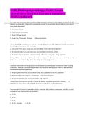UNE Pathophysiology Final Exam Questions and All Correct Answers 2026 Updated&period;