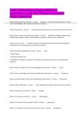 UNE Pathophysiology Midterm Questions and All Correct Answers 2026 Updated&period;