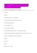 Module 1 &ndash; 4 UNE Pathophysiology Exam 1&colon; Questions and All Correct Answers 2026 Updated&period;