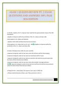 ASAM 1 QUIZZES REVIEW PT&period; 2 EXAM QUESTIONS AND ANSWERS 100&percnt; PASS 2026 EDITION
