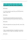 APEA 3P CERTIFICATION PAPER 2026 FULL SOLUTION GRADED A&plus;