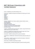MKT 350 Exam 3 Questions with Verified Solution