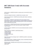 MKT 350 Exam 3 walz with Accurate Solutions