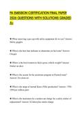PA EMISSION CERTIFICATION FINAL PAPER 2026 QUESTIONS WITH SOLUTIONS GRADED A&plus;