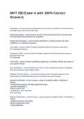 MKT 350 Exam 4 with 100&percnt; Correct Answers