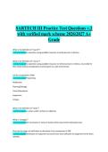SARTECH III Practice Test Questions v&period;2 with Verified Mark Scheme&comma; 2026&sol;2027 &ndash; A&plus; Grade Study Guide&vert;Search and Rescue Technician III &lpar;SARTECH III&rpar; &ndash; Practice Test v&period;2 &lpar;2026&sol;2027&rpar;   Focus&colon; Search Theory&comma; Rescue Operations&comma; Navigation&comma; Survival&comma; Medical Res