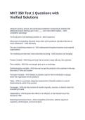 MKT 350 Test 1 Questions with Verified Solutions