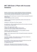 MKT 350-Exam 1-Pham with Accurate Solutions