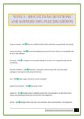 WEEK 5 - BIOS 242 EXAM QUESTIONS AND ANSWERS 100&percnt; PASS 2026 EDITION
