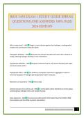 BIOS 3450 EXAM 1 STUDY GUIDE SPRING&period; QUESTIONS AND ANSWERS 100&percnt; PASS 2026 EDITION