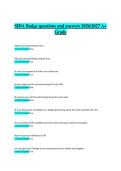 SIDA Badge Questions and Answers&comma; 2026&sol;2027 &ndash; A&plus; Grade Study&vert;Security Identification Display Area &lpar;SIDA&rpar; Badge Exam &ndash; 2026&sol;2027   Focus&colon; Airport Security&comma; Access Control&comma; Identification Protocols&comma; TSA Regulations&comma; Safety Procedures