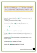 BIOS252 - SESSION 2 EXAM 2 QUESTIONS AND ANSWERS 100&percnt; PASS 2026 EDITION